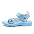thumbnail image 2 of MIASHUI Kids Adjustable Strap Sandals Girls Open Toe Beach Sport Sandals,Blue,12.5-13 Years, 2 of 8