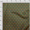 thumbnail image 2 of oneOone Polyester Lycra Fabric Floral Block Printed Fabric 1 Yard 56 Inch Wide, 2 of 4