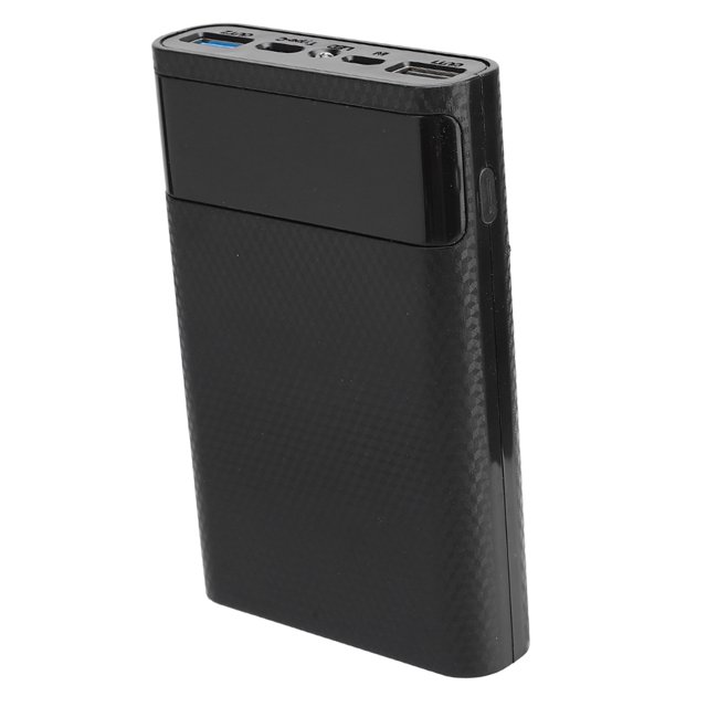 No Welding Durable Mobile Power Box, Battery Storage Box, Black/White Lightweight For Mobile Phone Fast Charging Black