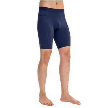 Besolor Shorts de Compression pour Hommes sous-Vêtements Entraînement Gym Athlétique Course Shorts Moulants avec Poches Couche de Base
