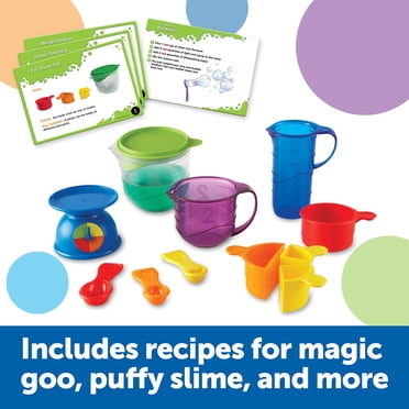 Learning Resources Ensemble d'Activités Mélanger et Mesurer, 22 Pcs