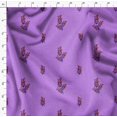 thumbnail image 4 of Soimoi Poly Georgette Fabric Artistic Leaves Print Fabric by Yard 52 Inch Wide, 4 of 5