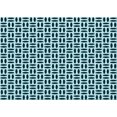 thumbnail image 1 of Ahgly Company Machine Washable Indoor Rectangle Transitional Deep-Sea Blue Area Rugs, 2' x 4', 1 of 7