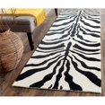 thumbnail image 4 of Safavieh Cambridge 26" X 8Hand Tufted Wool Rug in Ivory and Black, 4 of 10