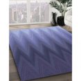 thumbnail image 3 of Ahgly Tapis d'Intérieur Lavable en Machine Carré Transitionnel Bleu Ciel, 8 Pieds Carré, 3 of 7
