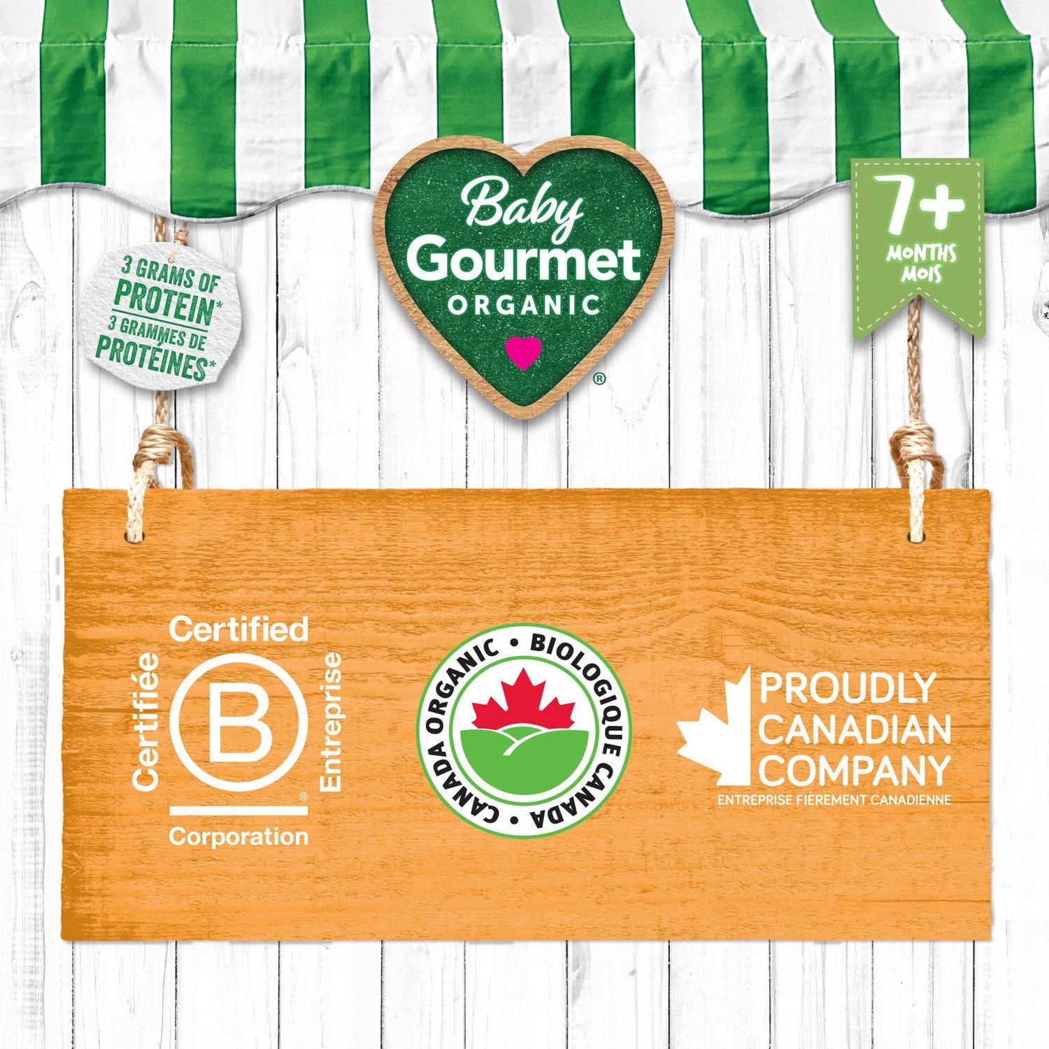 Baby Gourmet Organic Meal Fruity Chicken & Brown Rice