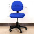 thumbnail image 5 of Removable Office Computer Covers Swivel Rotate Slipcover (Back Cover and Seat Cover) -   Seat Size Back Size, 5 of 5
