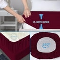 thumbnail image 3 of Cocoon Of Serenity, Waterproof Mattress Protector With TPU Backing, Noiseless Design For Uninterrupted Sleep, Deep Pocket Up To 30 Cm, 180X200 Cm - Microfiber And Waterproof Film, 3 of 5