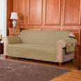 thumbnail image 2 of Subrtex Stretch 1-Piece Quilted Reversible Sofa Slipcover with Non-Slip Elastic Straps Washable Pet Couch Cover, 2 of 6