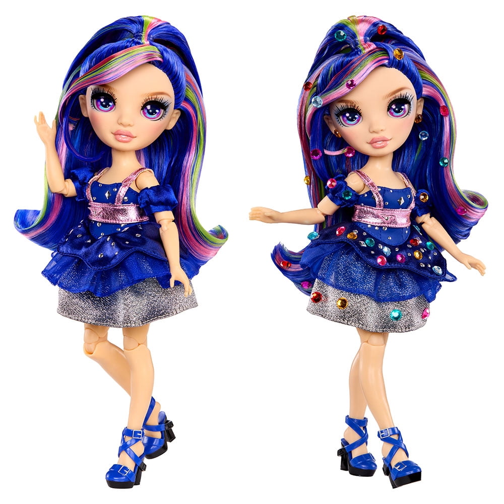 Rainbow High Be Dazzling Fashion Dolls- Genevieve Bleue (Blue) with Bedazzler Tool and Sparkle Gems