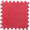 thumbnail image 1 of 5Pcs 11.81Inch Square Puzzle Polyester Velvet Carpet in 14 Colors, 1 of 9