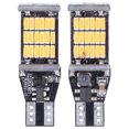 thumbnail image 2 of Car LED Bulb, Reversing Parking Lights, 2pcs Car LED Bulb Reversing Parking Lights Repair Maintenance Automobile Component For T15 W16W Model, 2 of 8