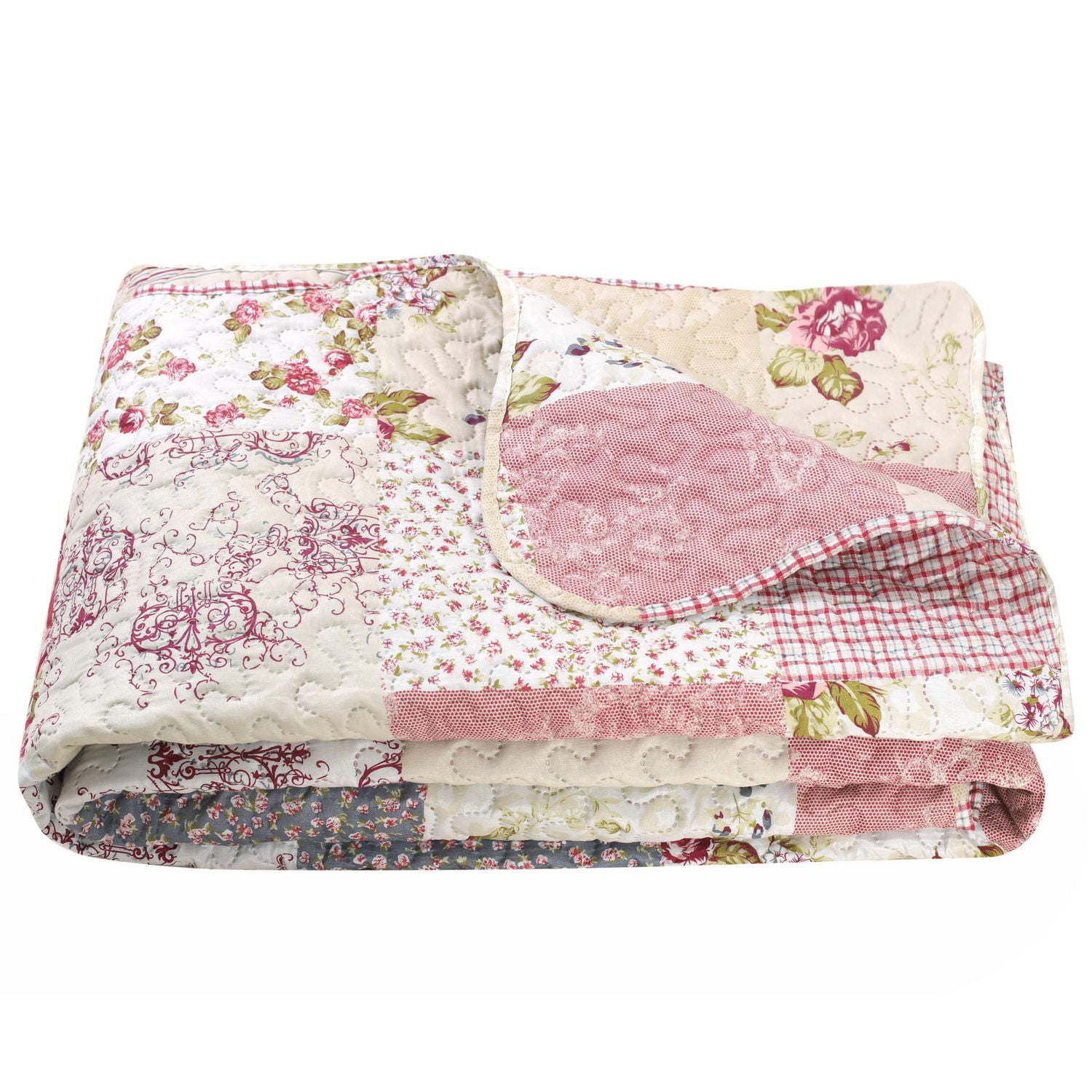Marina Decoration Rich Printed Embossed Pinsonic Coverlet Bedspread Ultra Soft Bedding Summer Quilt Set with Shams
