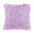 thumbnail image 2 of Cqxid Pillow Case Under $10 Style Modern Simple Net Red Imitation Beach Wool Solid Color Long Hair Pillow Case Cushion, 2 of 3