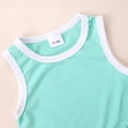 thumbnail image 4 of Newborn Clothes for Girls Newborn Infant Baby Girls Boys Sleeveless Ribbed Solid Knit Jumpsuit Clothes, 4 of 9