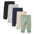 thumbnail image 1 of George Infants' Gender Inclusive Jogger 5-Pack, 1 of 2