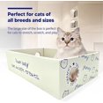 thumbnail image 3 of BAMITORI 4 Pcs Tampon à Gratter pour Chat dans une Boîte à Gratter pour Chat avec Herbe à Chat, Tampon à Gratter Réversible pour Chat, Recharge de Carton de Remplacement 4 en 1 Salon Interactif pour Chats d'Intérieur, 3 of 7