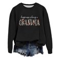 thumbnail image 2 of GZWYHT Grande Vente! Chandails à Capuchon pour Femmes, Chandails à Capuchon Graphiques, Chandails en Molleton de Grand-Mère pour Femmes, Chandails en Molleton à Col Rond d'Automne Sans Capuche, le Bonheur C'est d'Être une Grand-Mère, Tenues d'Automne, Vêtements d'Automne Noir P, 2 of 3