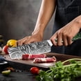 thumbnail image 2 of Akatsuki Kitchen Knife Forged Damascus Steel Japanese Chef Knife for Slicing Cutter with Easy-Grip Resin Handle and Gift for Chef's Giftcase, 2 of 5