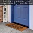 thumbnail image 4 of 2X Tapis de Bienvenue en Fibre de Coco pour Porte d'Entrée Tapis de Porte Amusant Extérieur Ferme Tapis de Bienvenue avec Support Non Amusant, 4 of 5