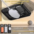 thumbnail image 3 of KOMI for iPhone 16 Pro Max MagSafe Case with Adjustable Metal Camera Lens Cover Stand with 1 Screen Protector,[Mil-Grade Protect] Rugged Heavy Duty Magnetic Case for iPhone 16 Pro Max 6.9" Black, 3 of 5