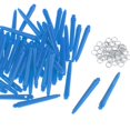 thumbnail image 1 of 50x Dart Shafts 2BA Darts Accessories with Protection Rings line throw pro 45mm Blue, 1 of 9