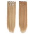 thumbnail image 1 of RKSTN Wigs Human Hair Fashion Hair Long Clip In Hair Extensions Full Straight Wig Glueless Wigs, 1 of 4