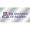 thumbnail image 2 of Université de l'Arizona Argent Laser Plaque d'Immatriculation, 2 of 2