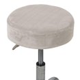 thumbnail image 4 of GROWTH TANK Housse de Tabouret Ronde de Remplacement Housse de Coussin de Siège, pour Café Bureau Blanc, 4 of 4