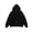 Black, variant on Fgnfyis Women's Zip up Lined Hoodie Casual Pullover Sweatshirt Jacket with Double Zipper for Outdoor Travel Campus Hoodies and Sweatshirts Black M
