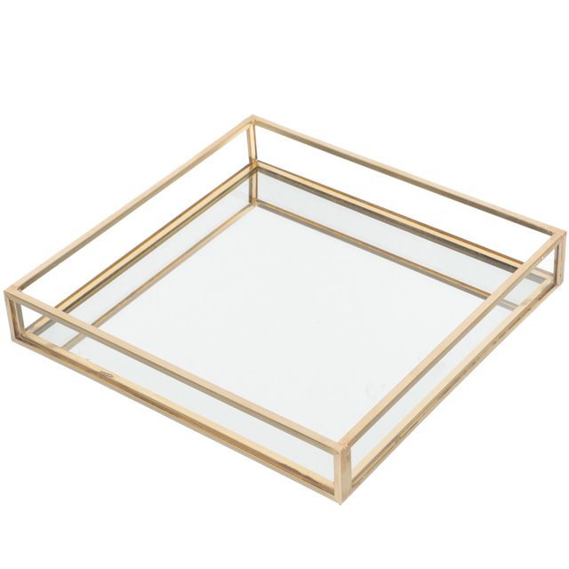 Decorative Tray Makeup Organizer Jewelry and Perfume Storage Home Decor Vanity Tray