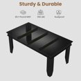 thumbnail image 3 of 63" Rectangular Dining Table with Scratch-Resistant Laminate Top, Sturdy Kitchen Table for 6 with Adjustable Leveling Feet, Easy Assembly，Chair not included, 3 of 5