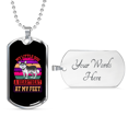 thumbnail image 4 of Mon Petit Chien Couleur Collier en Acier Inoxydable Ou 18k or Chien Tag 24" Chaîne, 4 of 8