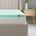 thumbnail image 3 of Dream Serenity® 2-Inch Memory Foam AcuRelief Zoned Memory Foam Mattress Topper - T, 3 of 9