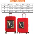 thumbnail image 3 of 18-32 Inch Capacity Travel Essentials Bag Golden Letter Series Printed Pattern Travel Accessories Trolley Case Protective Cover 8golden X L, 3 of 6