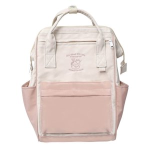 Wzzjkit Shoulder Bag, Versatile Large Capacity Junior High School Student Backpack Color Matching Foolproof Backpack New Student Backpack for The Start of The School Season, Backpack