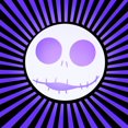 thumbnail image 1 of Halloween Lighted Decor Battery Op Radiant Shadows Jack Skellington Disney (Purple), 1 of 6
