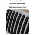 thumbnail image 2 of Ruiboury Durable Aluminum Alloy Foot Pedal Cover For Smooth Acceleration Anti Slip Throttle Brake Brake Pad silver, 2 of 6