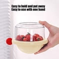 thumbnail image 4 of Small Plastic Dish Drainer Basket, 7x6x3in Reusable BPA-Free Organizer for Veggies Utensils, Space Saving Kitchen Drying Rack (Green), 4 of 6