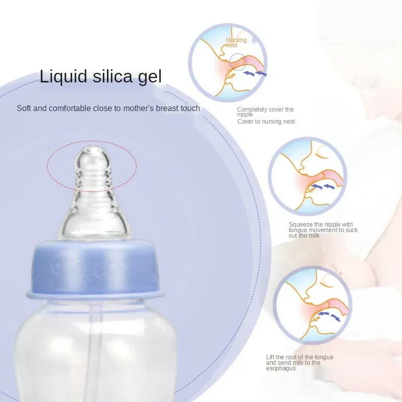 BABYDISE natural flow 280 ml milk bottle with handles