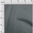 thumbnail image 2 of oneOone Georgette Viscose Gray Fabric Animal Craft Projects Decor Fabric Printed By The Yard 42 Inch Wide, 2 of 5