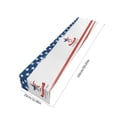 thumbnail image 3 of Drapeau de Table pour la Fête de l'Indépendance avec Nappe en Lin Antidérapante et Résistante à la Chaleur, Chemin de Table Décoratif, Tapis pour Table à Manger, 3 of 8