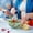 B, variant on TIMIFIS A Tong Kitchen Tong for Cooking 9in and 12in Non-Stick Silicone Tong Spatula Tips High Heat Resistant–Non-Slip Handles Bbq Accessories Kitchen Gadgets