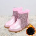 thumbnail image 2 of XIMIN Toddler Riding Boots Girls Princess Rhinestone Sparkly Boots Ponited Toe Mid Calf Ankle High Booties Mid-Calf Dress Up Party Boot, 2 of 7