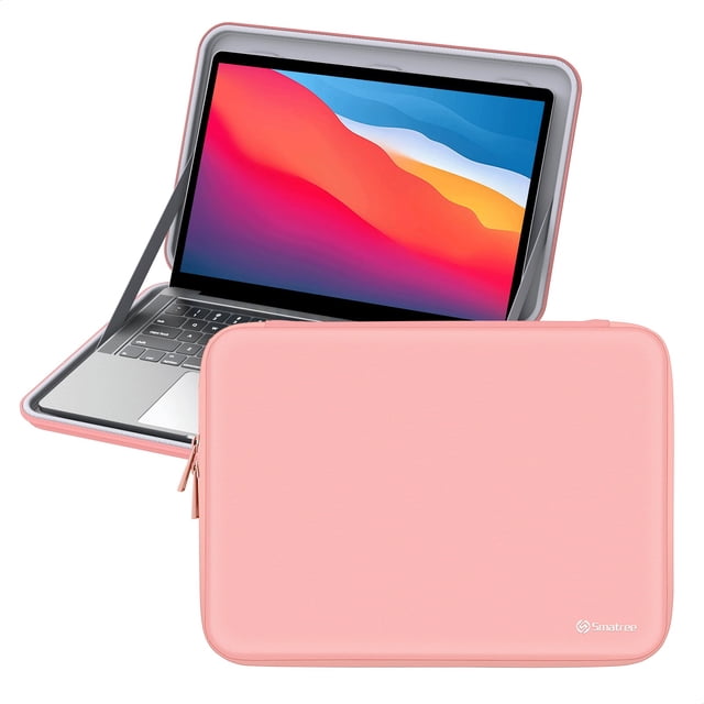 Smatree Étui Rigide pour Ordinateur Portable Compatible avec MacBook Air 13 Pouces M1 2020 A2338, Étui pour MacBook Air 2020, Étui pour MacBook Pro 13 Pouces, Sac pour MacBook Air 13 Pouces, Noir
