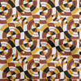 thumbnail image 1 of oneOone Rayon Yellow Fabric Geometrical Craft Projects Decor Fabric Printed By The Yard 56 Inch Wide, 1 of 4