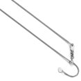 thumbnail image 1 of Leslie's 10K White Gold 1 mm Adjustable Wheat Chain (Weight: 4.13 Grams, Length: 30 Inches), 1 of 2