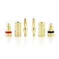 thumbnail image 2 of Copper Speaker Banana Plugs - Closed Screw Type, 5 Pairs, 2 of 4