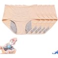 thumbnail image 1 of 5 Pcs Leakproof Panties for Over 60#s, Plus Size Leakproof Panties for Women Over 60s with Incontinence, Large Size, 1 of 9