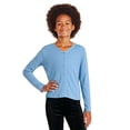 thumbnail image 1 of George Girls' Lace Trim Rib Top, 1 of 6